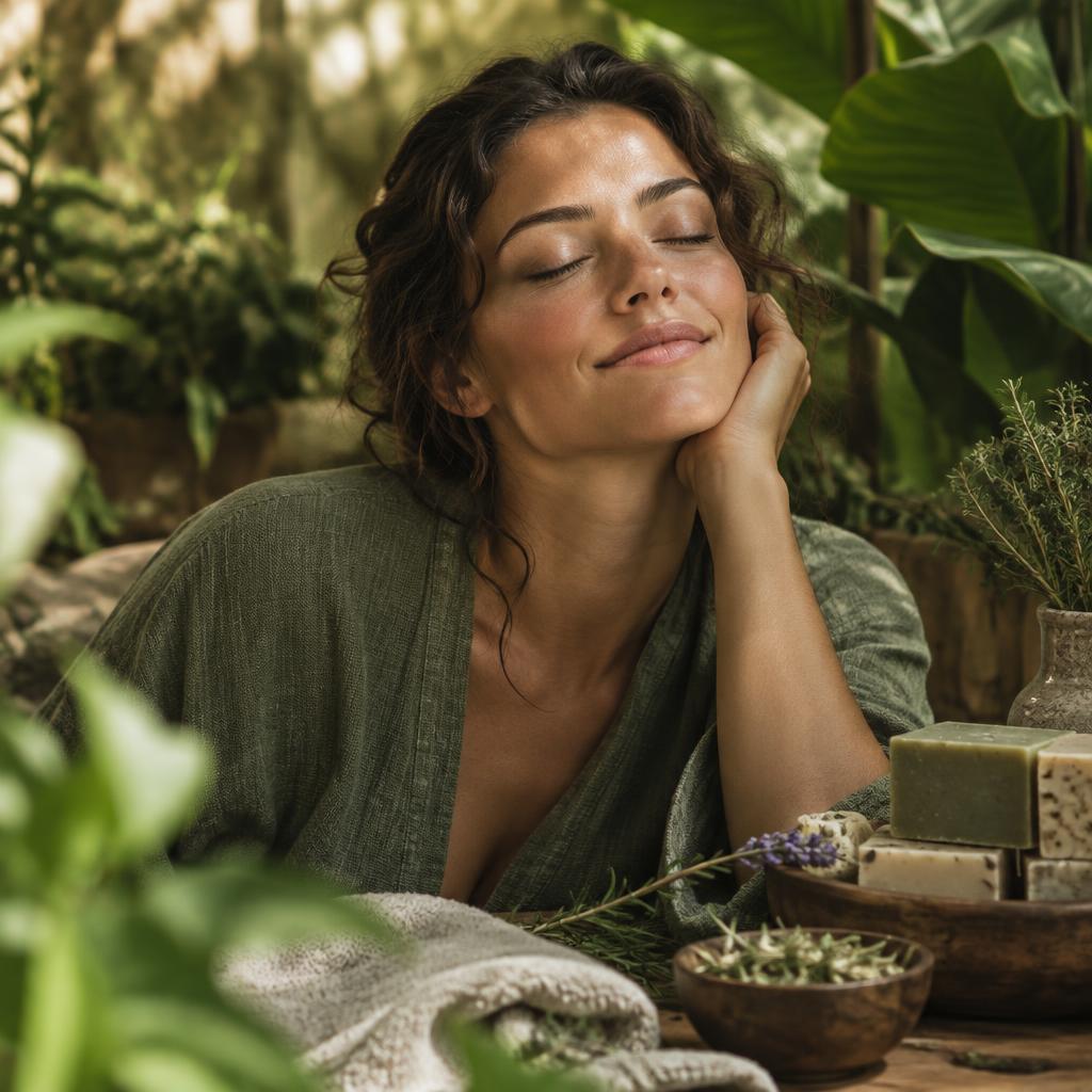 Momento de autocuidado com produtos naturais DWZEN Energy